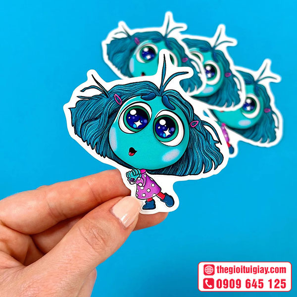 Mẫu sticker Inside Out 2 nhân vật Envy (Ghen Tị)