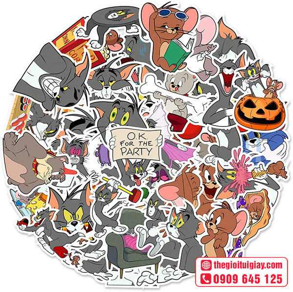 Mẫu sticker jerry ấn tượng