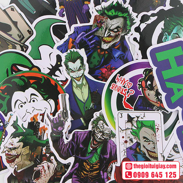 Mẫu sticker Joker ấn tượng