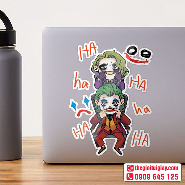 Mẫu sticker Joker dán laptop