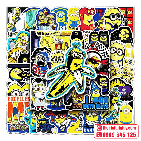 Mẫu sticker Minion độc đáo