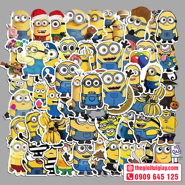 Mẫu sticker Minion đáng yêu
