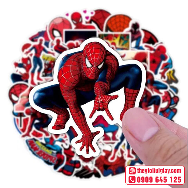 Mẫu sticker Spiderman ngầu