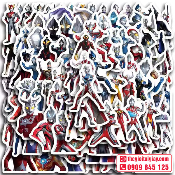 Mẫu sticker Ultraman cuốn hút