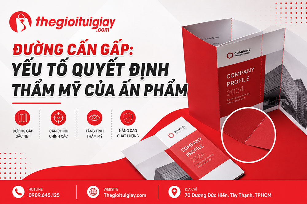 Đường Cấn Gấp: Yếu Tố Quyết Định Thẩm Mỹ Của Ấn Phẩm
