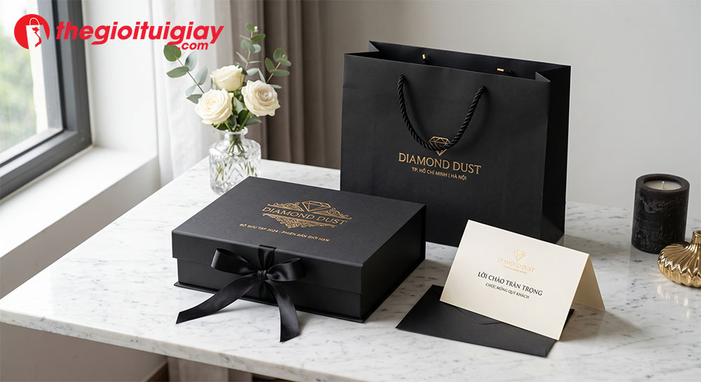 Ứng dụng thực tế của đường cấn gấp trên hộp giấy, túi giấy và thiệp mời cao cấp