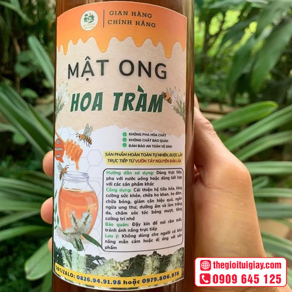 Mẫu tem mật ong hoa tràm