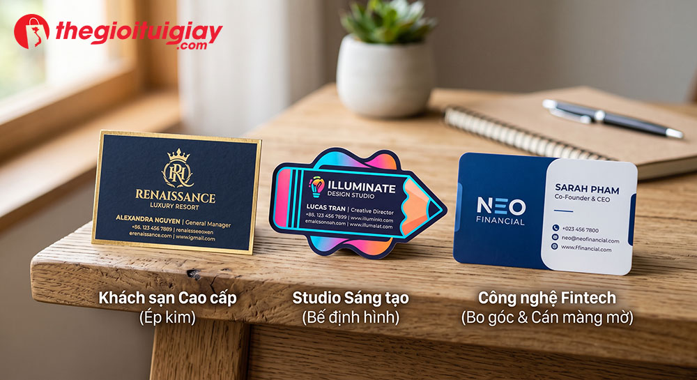 Tư vấn chọn kỹ thuật gia công danh thiếp cao cấp phù hợp với đặc thù ngành nghề