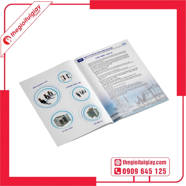 Mẫu catalogue thiết bị điện giới thiệu thương hiệu uy t&iacute;n