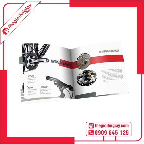 Mẫu catalogue xe đạp gấp gọn dễ mang theo