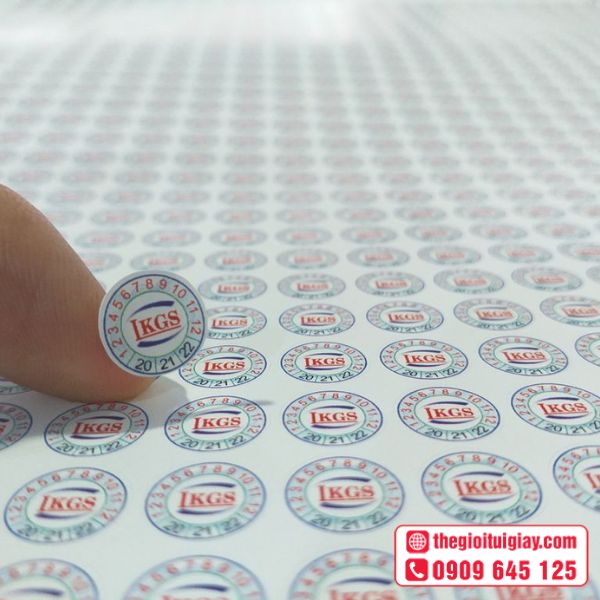 Mẫu tem bảo hành dán trên thiết bị gia dụng, bảo vệ quyền lợi khách hàng 
