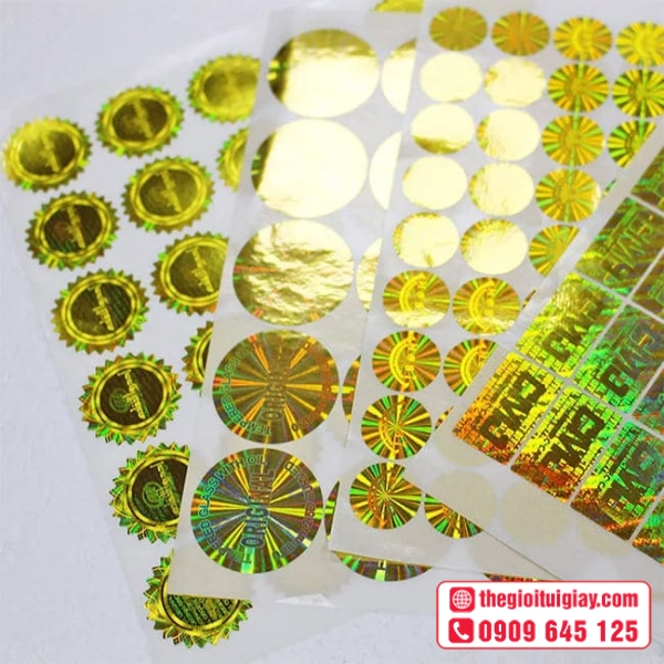  Mẫu tem bảy màu hologram chống giả cao cấp cho sản phẩm 