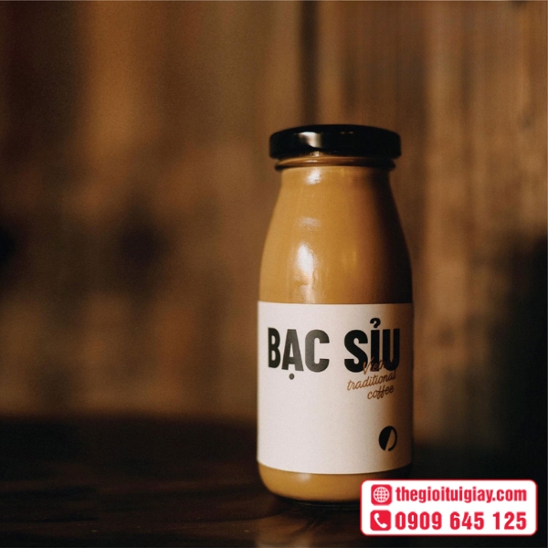 Mẫu tem cà phê giấy kraft mang lại cảm giác tự nhiên, thân thiện môi trường