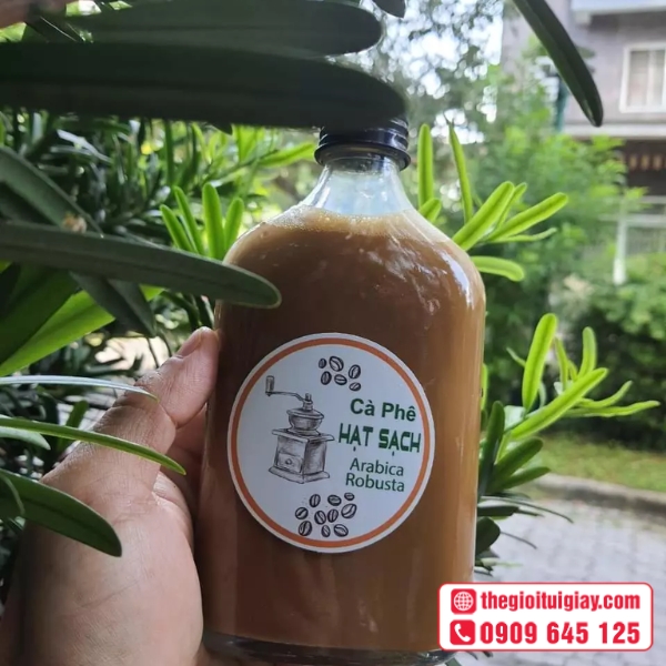  Mẫu tem nhãn cà phê tròn với họa tiết độc đáo và thu hút 