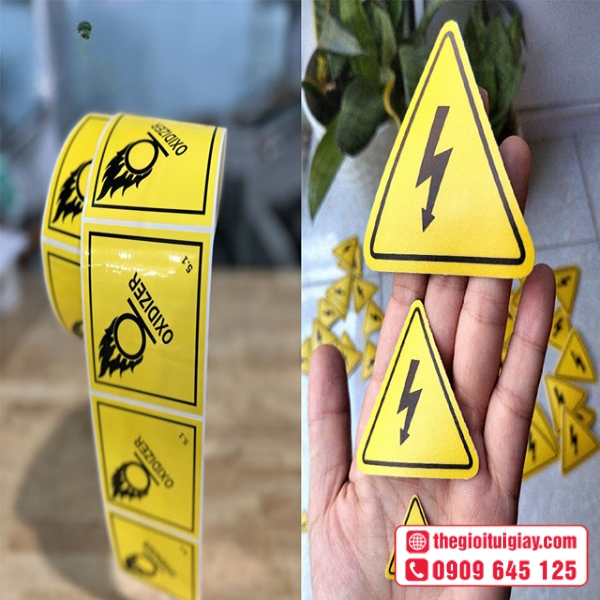 Mẫu tem cảnh báo nguy hiểm đạt chuẩn