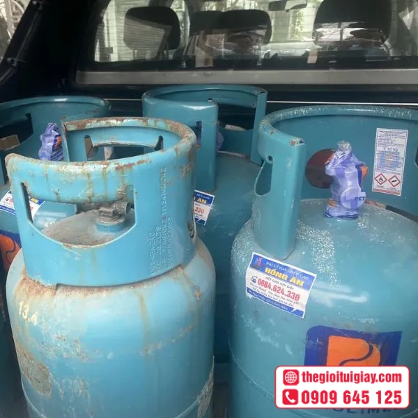  Mẫu tem dán bình gas Hồng An chống giả, chống bong tróc 