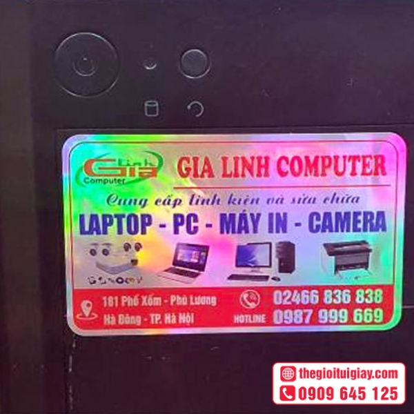  Mẫu tem dán phụ kiện máy tính - Gia Linh Computer 