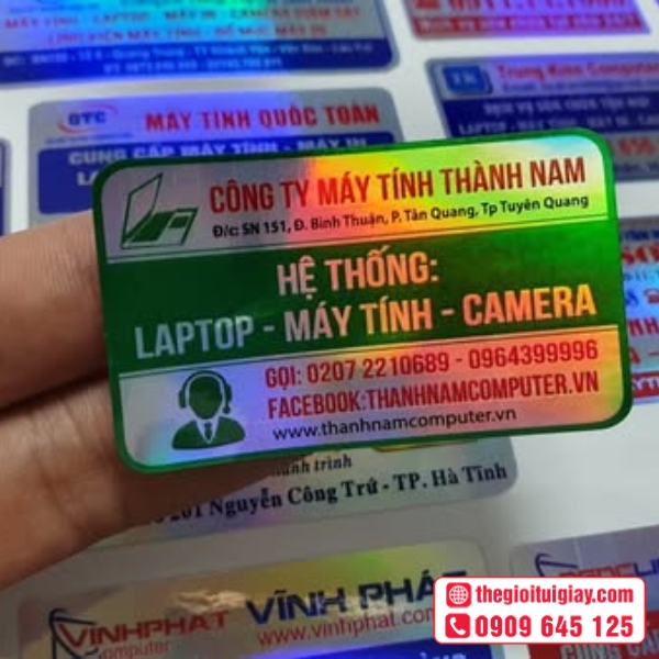  Mẫu tem dán máy tính giá rẻ - Máy Tính Thành Nam 
