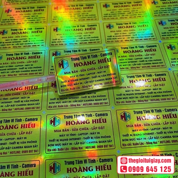  Mẫu tem sửa chữa bảo vệ thiết bị công nghệ Hoàng Hiếu 