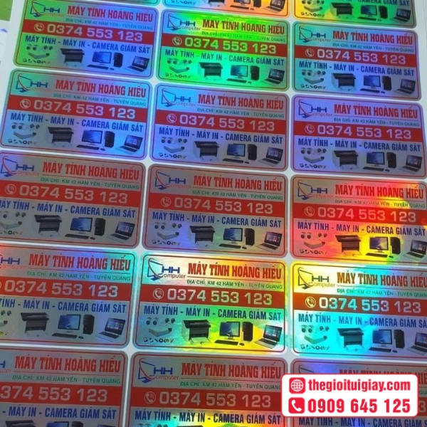 Mẫu tem nhãn mác máy tính Hoàng Hiếu 