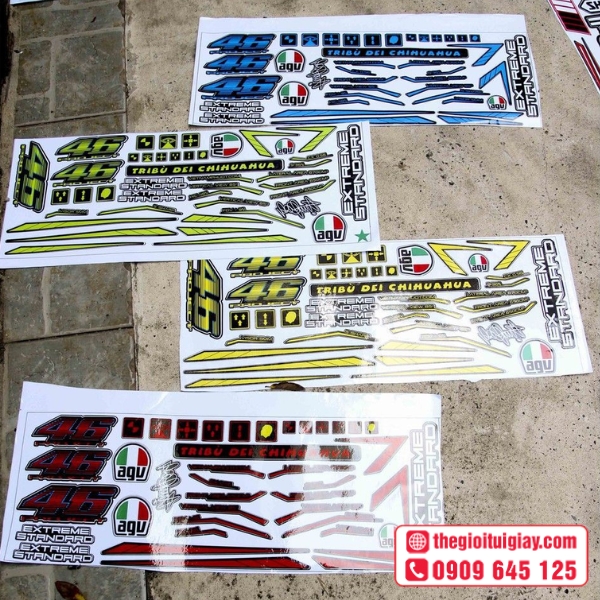  Mẫu tem dán mũ bảo hiểm độc lạ cho giới trẻ 