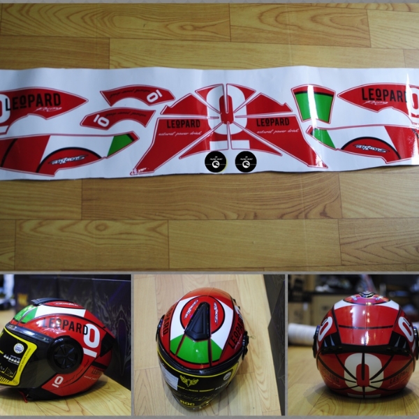  Mẫu tem dán mũ bảo hiểm phong cách trẻ trung, năng động 