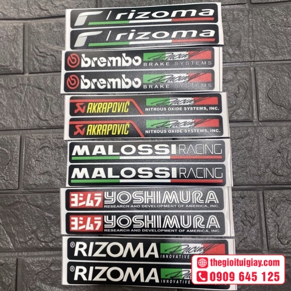  Mẫu tem phuộc trước xe máy phong cách đường phố 