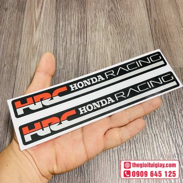 Mẫu tem phuộc trước xe Honda đơn giản mà nổi bật