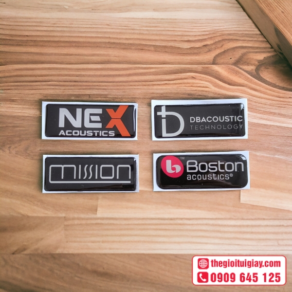 Mẫu tem dán thùng loa decal giấy giá rẻ 