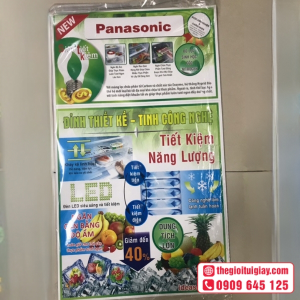  Mẫu tem dán thương hiệu cho tủ lạnh Panasonic 