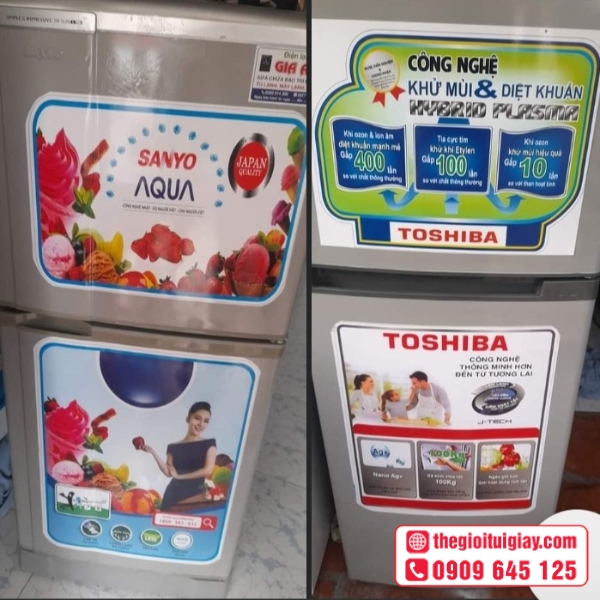  Mẫu tem dán tủ lạnh in ảnh gia đình 