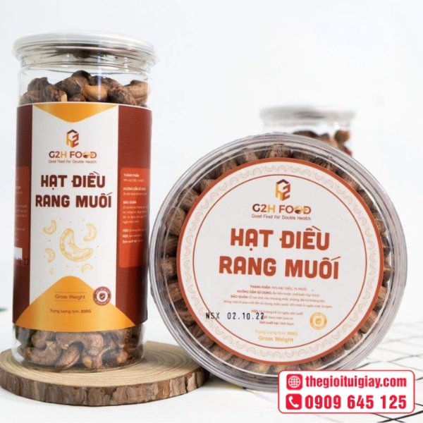 Mẫu thiết kế tem hạt điều in ấn chất lượng cao