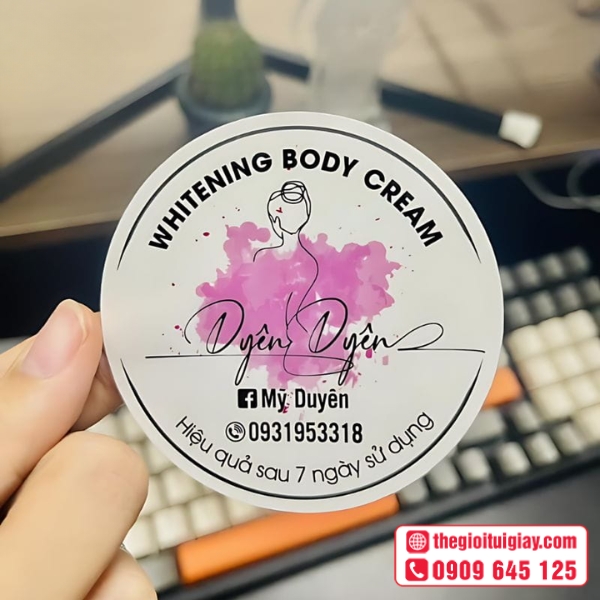  Mẫu tem kem body hiện đại và thu hút ánh nhìn của khách hàng - Duyên Duyên 