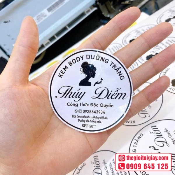  Mẫu tem kem body Thúy Diễm cao cấp dùng cho sản phẩm handmade 