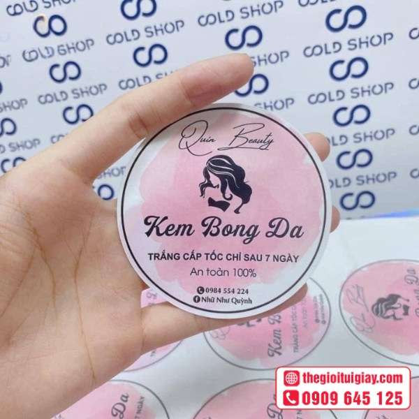  Mẫu tem kem body Quin Beauty với màu pastel nhẹ nhàng, nữ tính 