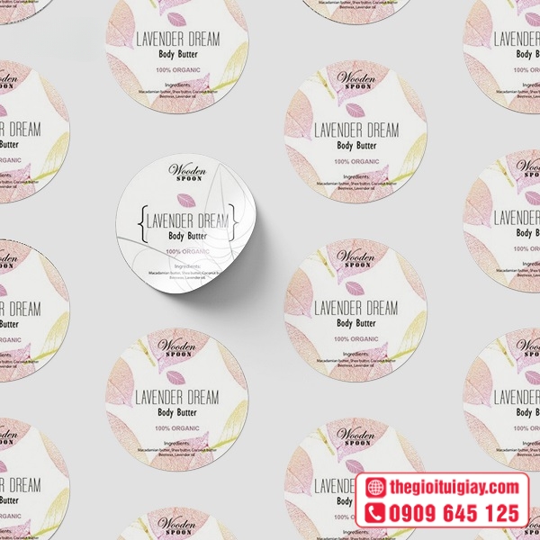  Mẫu tem kem body đẹp mắt dành cho thương hiệu chăm sóc da 