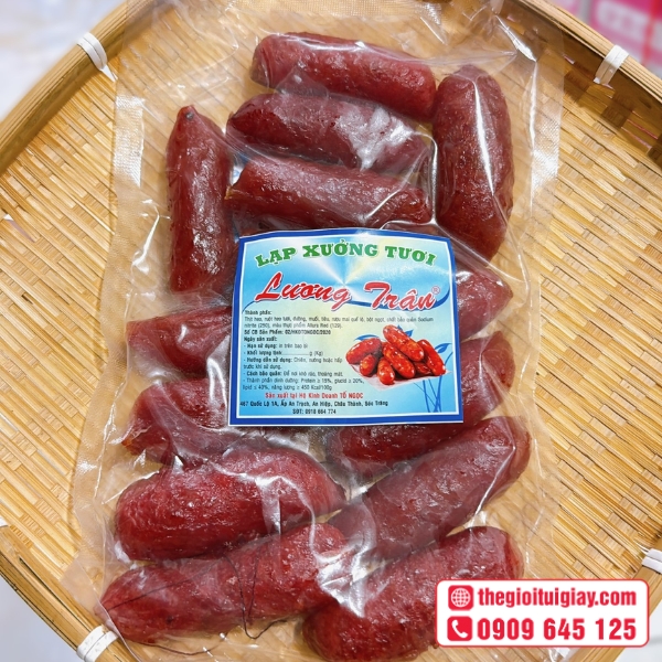  Mẫu in tem lạp xưởng tươi Lương Trân theo yêu cầu 