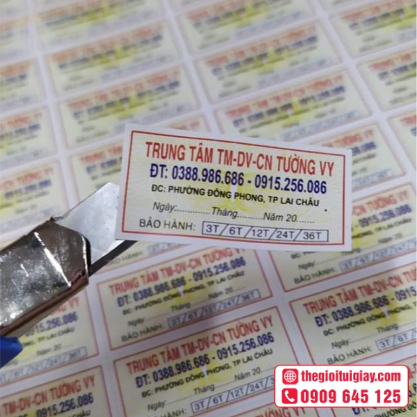  Mẫu tem nhà phân phối chuẩn theo yêu cầu doanh nghiệp - Tường Vy 