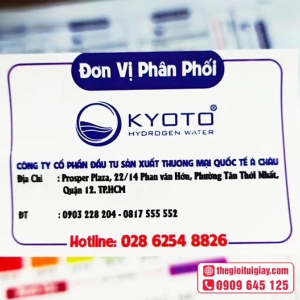  Mẫu tem nhà phân phối màu sắc rõ ràng, dễ quan sát Kyoto 