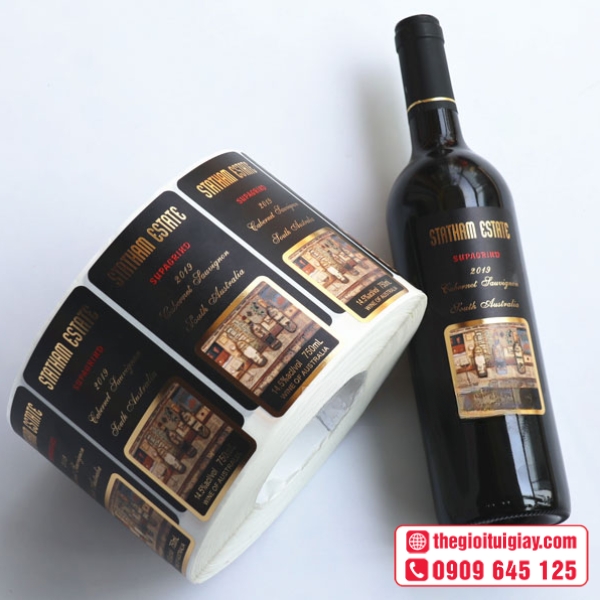  Mẫu in tem nhãn rượu chuyên nghiệp giá tốt 