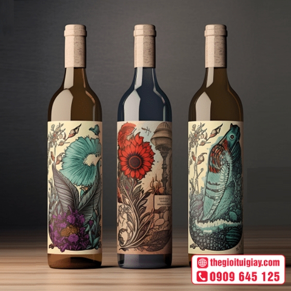  Mẫu thiết kế tem nhãn rượu độc đáo khác biệt 