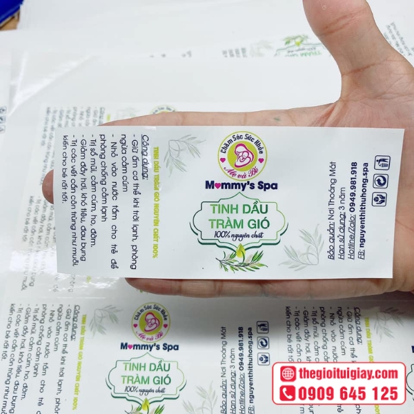  Mẫu thiết kế tem nhãn tinh dầu hoa lá đẹp mắt - Tinh Dầu Tràm Gió 