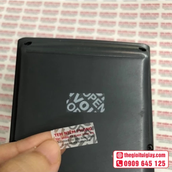 Mẫu tem niêm phong decal giấy dán nhanh tiện lợi