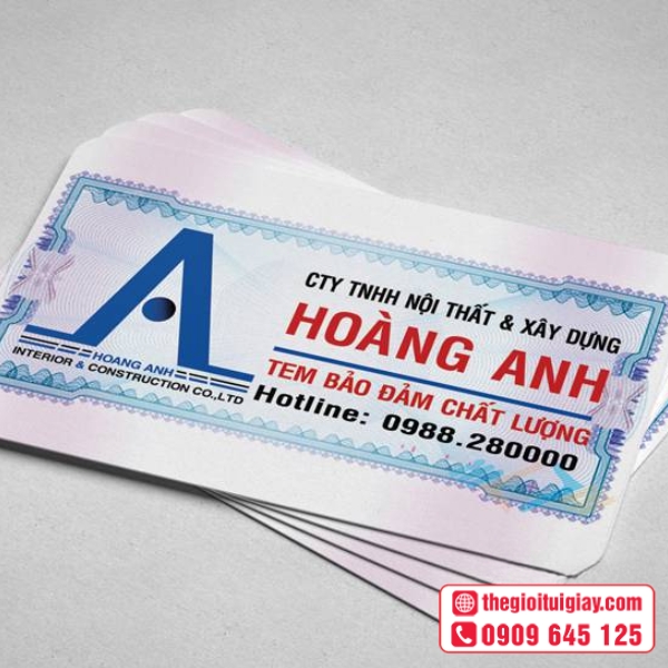  Mẫu tem nội thất đẹp tạo dấu ấn thương hiệu - Hoàng Anh 