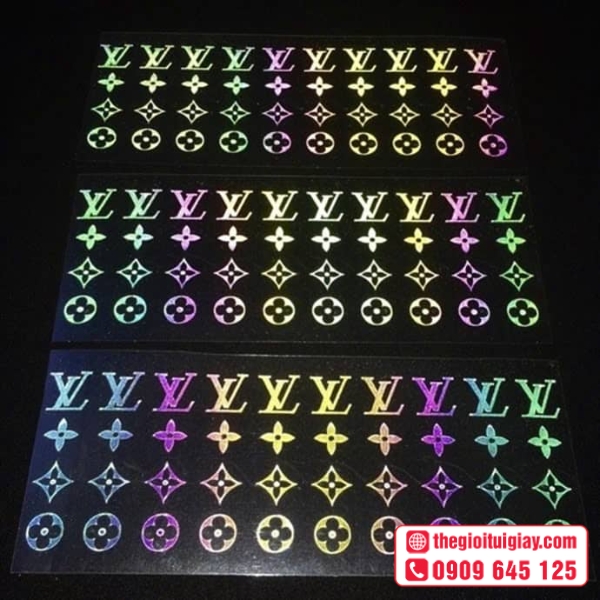 Mẫu tem phản quang logo thương hiệu ấn tượng