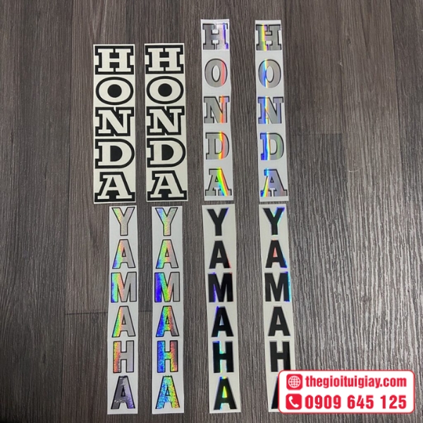  Mẫu tem phản quang xe máy chống nước bền đẹp 