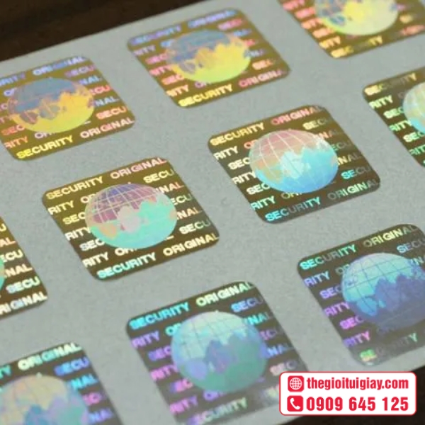  Mẫu tem phản quang chống giả giúp nhận diện thương hiệu 