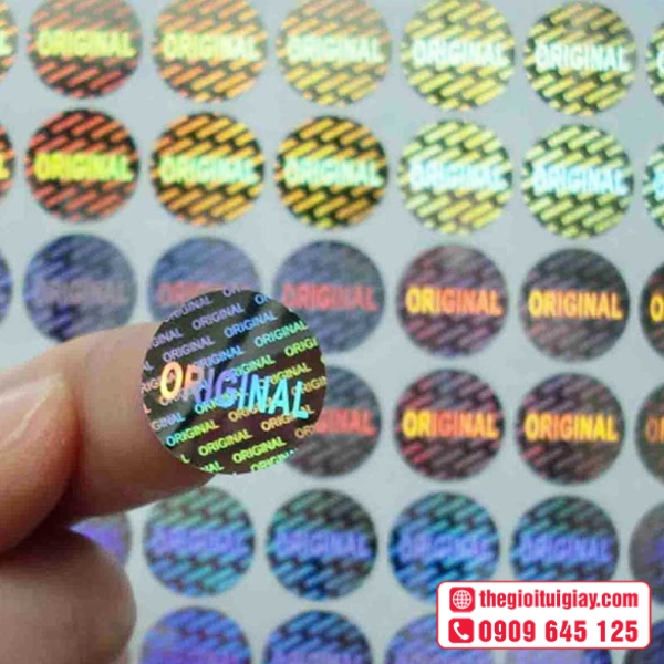  Mẫu tem decal phản quang in sắc nét giá rẻ 