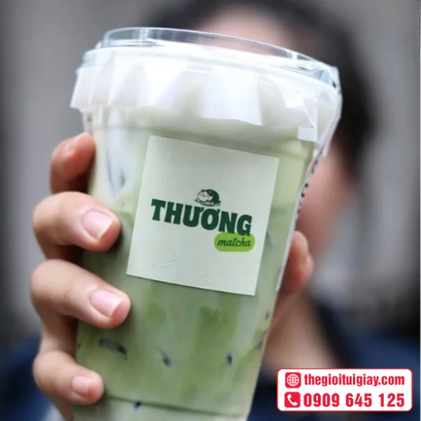  Mẫu tem trà sữa dán ly phong cách hiện đại - Thương 