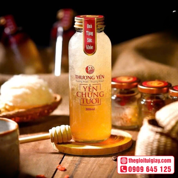  Mẫu tem trong suốt cao cấp cho thương hiệu lớn - Yến Chưng Tươi Thượng Yến 